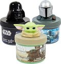 Official STAR WARS Slime, 3-Pack Galaxy Slime Kit, Includes Darth Vader, The Mandalorian, Grogu, Perfect for Goodie Bags, Desk Toys, Star Wars Merch, Star Wars Toys, Bulk Party Favors for Kids 8-12