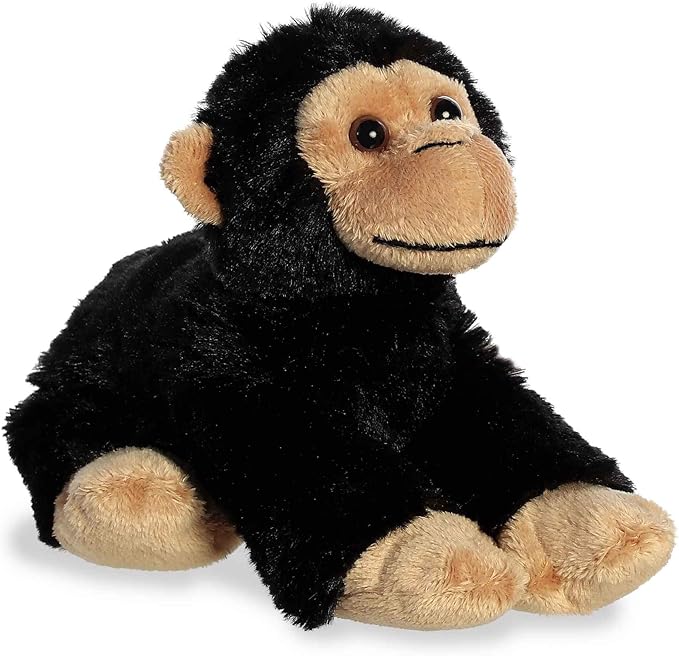 Aurora® Adorable Mini Flopsie™ Cory Chimp™ Stuffed Animal - Playful Ease - Timeless Companions - Black 8 Inches