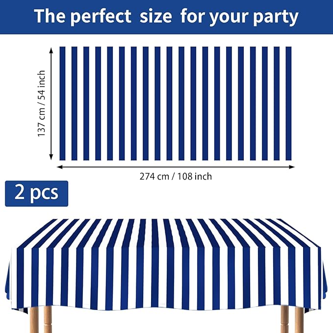 98 Pcs Nautical Party Supplies Sailing Decoration Plates and Napkins White and Blue Tableware Set for Boy Birthday Baby Shower Nautical Theme Celebrations Serves 24