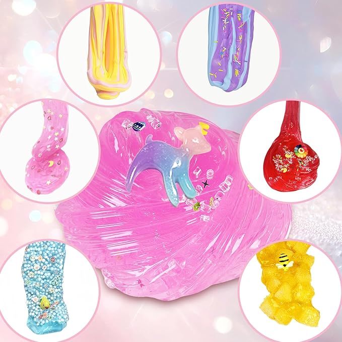 15 Packs Mixed Cloud Galaxy Butter Slime Kit,Non Sticky,Super Soft Sludge Toy,Birthday Gifts for Kids,Party Favor for Girls & Boys