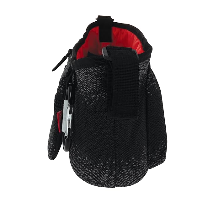 Nuby Eco Baby Stroller Organizer - Includes Carabiner - Stroller Accessories for Babies and Toddlers - Black