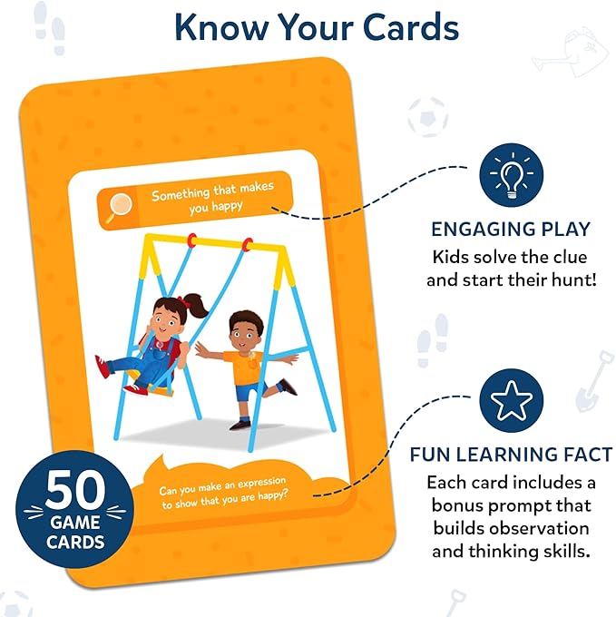 Skillmatics Outdoor Scavenger Hunt Card Game - Found It, Learning Toys, Educational Game Collections, Gifts for Kids, Boys, Girls and Families, for Ages 4, 5, 6, 7, Perfect for Home, School, Playdates