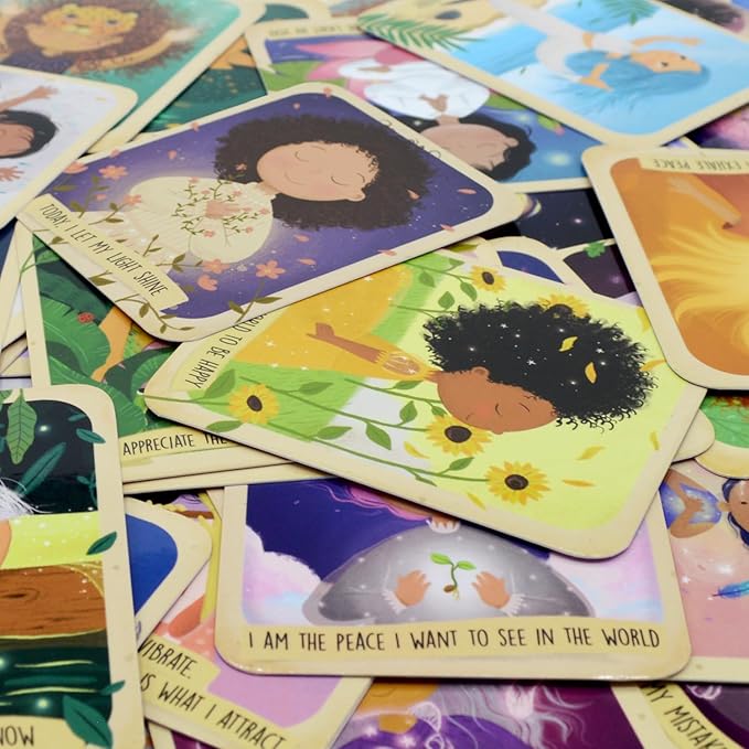 Menique Shine Memory Matching Game – 80 Cards (40 Pairs) with Positive Affirmations for Brave Girls – Motivational & Mindful Matching Game for Confidence and Self-Love