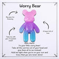 Aesnefe Pocket Bear Hug, Anxiety Relief Gifts for Men Women, Mental Health Positivity Gift, Stress Relief Gifts for Her, Comforting Gift for Son Daughter Back to School, Pink Blue