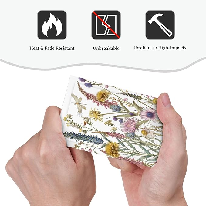 Light Switch Cover Botanical Wildflowers Dragonfly Colorful Floral Decorative Switch Plates 1 Gang Blank No Device Outlet Covers Electrical Wall Plates for Bathroom Bedroom Decor