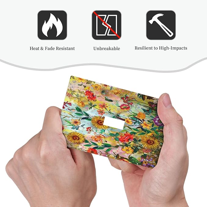 Fall Colorful Sunflower Floral Light Switch Plate Cover 1 Gang Single Toggle Wall Plates Art Decorative Switchplate Outlet Covers Electrical Faceplate for Bedroom Bathroom Kitchen Decor