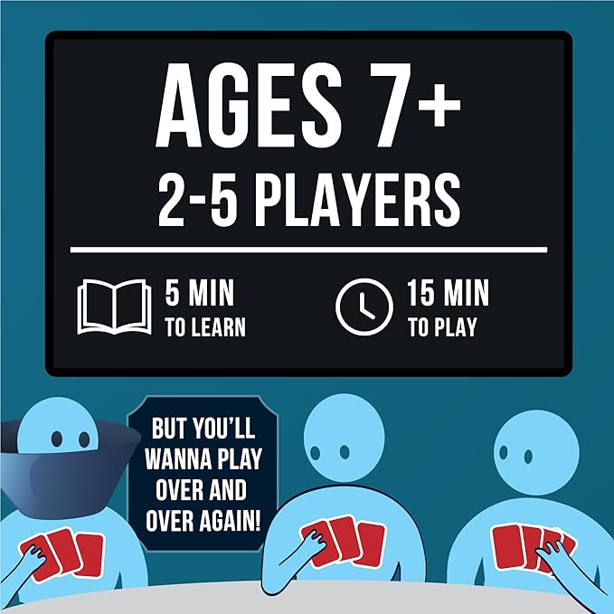 Exploding Kittens Recipes for Disaster 2-5 Players - Ages 7+ - Party & Family Card Game for Kids & Adults