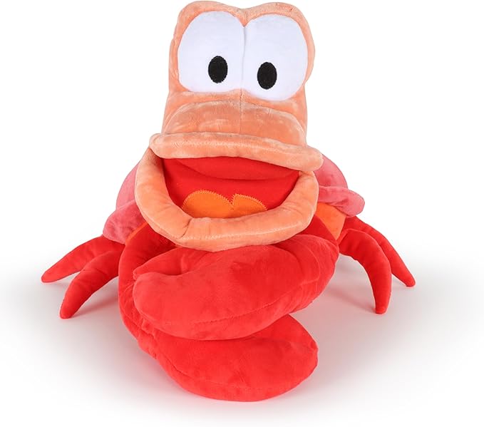 Jay Franco Disney Plush Pillow Buddy - Soft Plushie Stuffed Pillow 19 Inches, Red - Sebastian