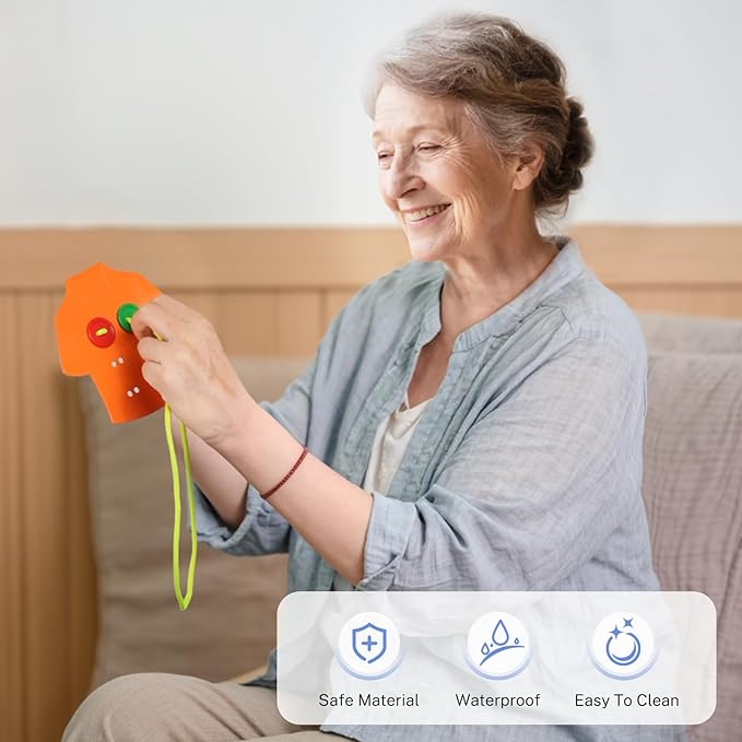 Clothes Lacing Cards for Seniors with Dementia & Alzheimer‘s - Fine Motor Skills Activity with Buttons & Zipper, Occupational Therapy Tools for Elderly to Practice Dressing Skills