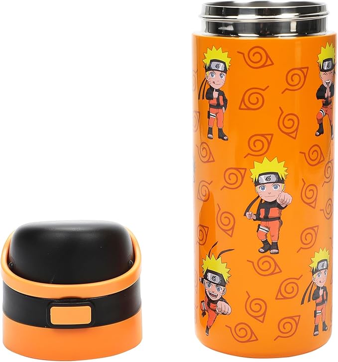 Naruto Khargo 24 Oz. Stainless Steel Tumbler With Flip-Top Lid