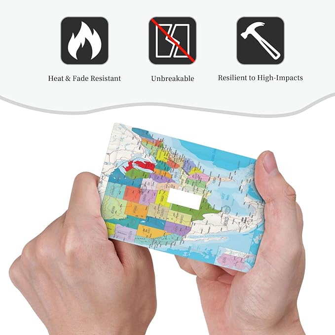 Educational Geography USA Cities Map White Earth Technology Colorful 1 Gang Light Switch Plate Decorative Single Toggle Wall Plate Cover Electrical Switchplate Faceplate Bathroom Bedroom Room Decorate