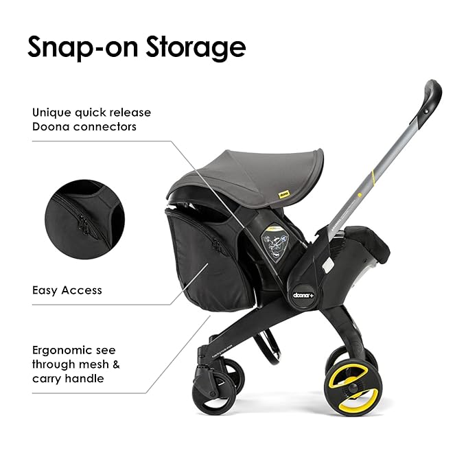 Doona Snap-on Storage - Compatible with Doona Car Seat & Stroller