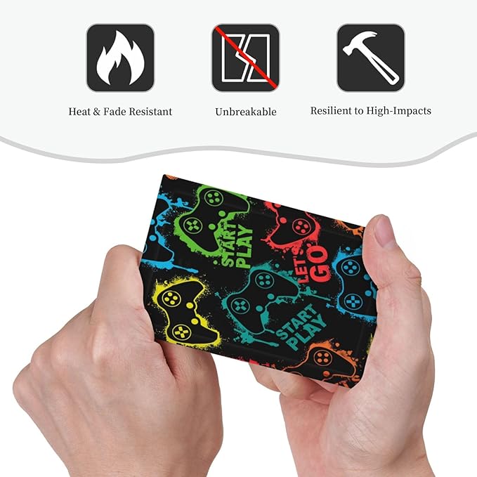 Gaming Hippie Gamer Modern Gamepad Colorful Graffiti Light Switch Cover Plate 1 Gang No Device Blank Electrical Wall Plates Faceplate Decorative Switch Plate Covers for Kids Room Nursery Decor