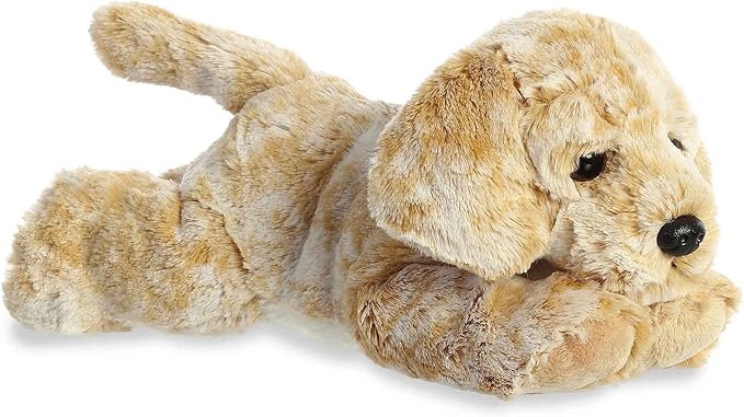 Aurora® Adorable Flopsie™ Rusty Retriever™ Stuffed Animal - Used to Create Imaginative Play Adventures - Perfect for Birthdays, Kids and Adults, All Ages - Brown 11 Inches