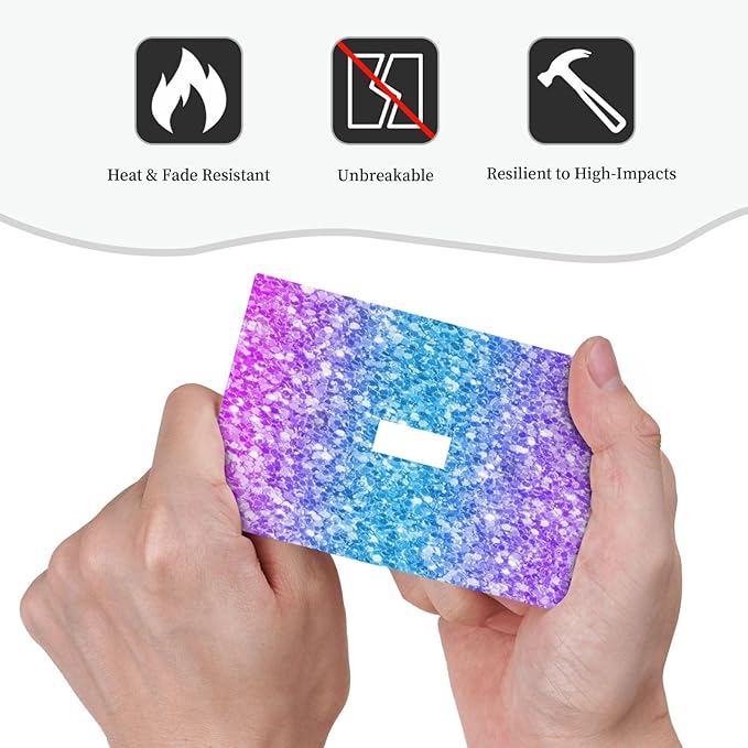 Light Switch Cover Plate Fantasy Colorful Glitter Blue Purple Gradient 1 Gang Wall Plate Cover Single Toggle Outlet Covers Decorative Switch Plate Covers Electrical Faceplate for Kids Room Home