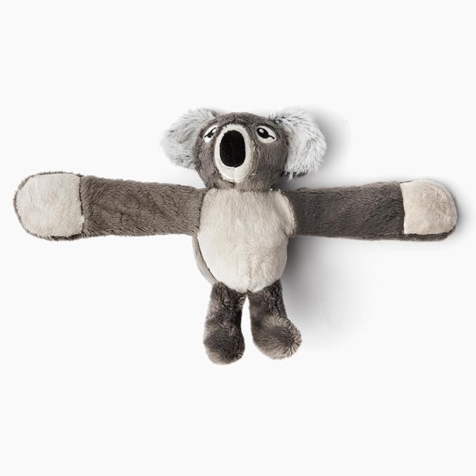 HUGIMALS Hug Babies Quinn the Koala Cute Mini Plush Stuffed Animal Bracelet for Kids | Soft & Cuddly Portable Comfort Adorable On-the-Go Companion for Travel School & Adventures Ages 2+