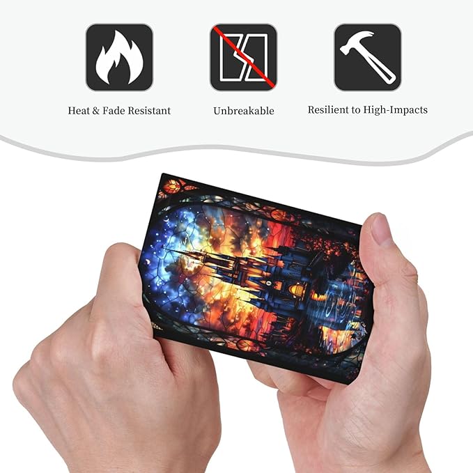 Medieval Fantasy Castle Magic Academy Light Switch Cover Plate 1 Gang No Device Blank Electrical Wall Plates Faceplate Decorative Switch Plate Covers for Kids Room Bedroom Decor