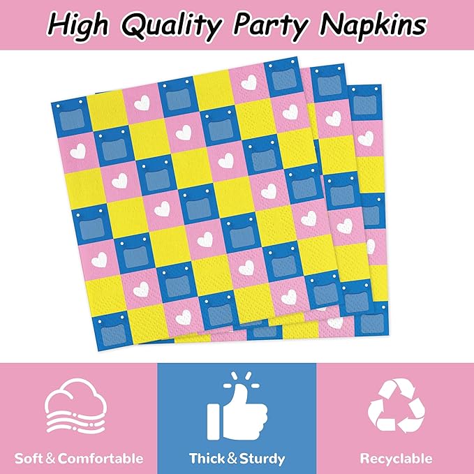168PCS Cartoon Teacher Party Supplies for Girls Boys Kids Happy Birthday Party Decorations Dinnerware Set Paper Plates Napkin Cups Forks Knives Straw Tableware for 24 Guests