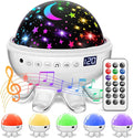 Baby Sound Machine for Kids Night Light Projector with Star, 30 Soothing Sounds White Noise Machine for Sleeping, 31 Color | 4 Films Baby Sleep, Remote+Timer+3 Brightness Sensory Light for Autism Toys