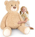 SuzziPals 43 inch Giant Teddy Bear Stuffed Animal, Lifelike Stuffed Animals for Stress Relief & Companion, Extra Soft Fluffy Big Plushies Hugging Pillow, Jumbo Teddy Bears Gifts for Kids Adults