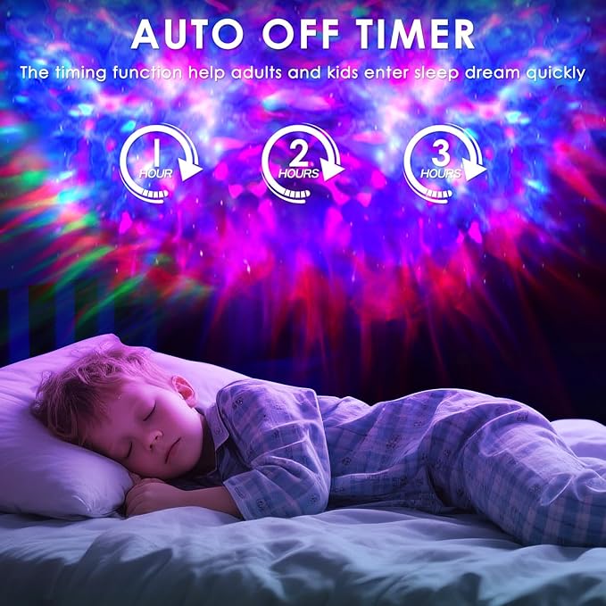Galaxy Projector for Bedroom, Light Projector with Timer and Remote, Nebula Ceiling Night Light for Kids Adults, Room Decor