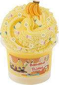Banana Yellow Cloud Slime, Super Drizzly & Non-Sticky Premade Slime, Slimes Party Favors for Kids, Slimes Sensory Toys for Birthday Easter Hallowmas Christmas Girls Gifts & Boys Gifts