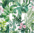 Tropical Palm Leaves Green Jungle Botanical Floral Flowers Decorative Switch Plates 2 Gang Double Toggle Outlet Light Switch Cover Wall Plate Electrical Faceplate for Bedroom Living Room Decor