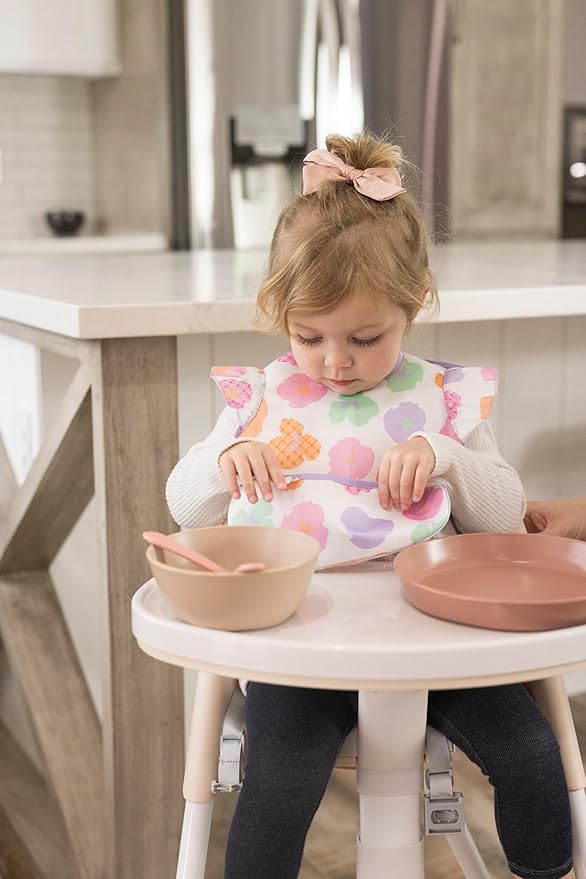 Tiny Twinkle Tableware 3 Pack Dish Set- BPA-Free Cups, Plates and Bowls Sets For Kids and Toddlers - Polypropylene Plastic Dinnerware Set (Grey, Olive, Tan) Round Bowl