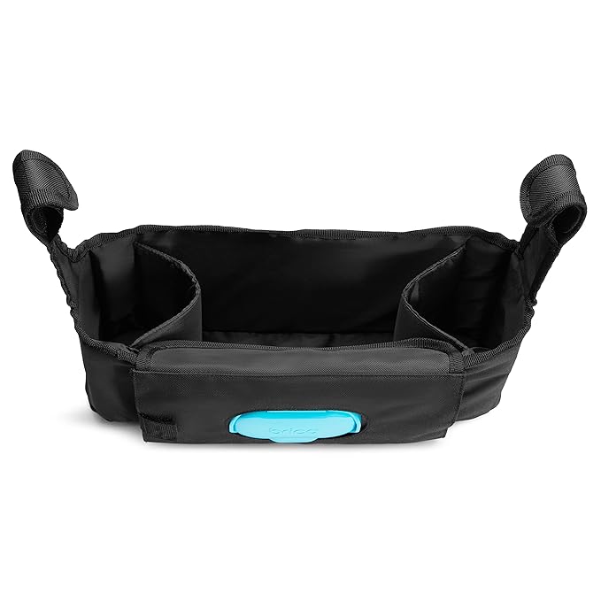 Munchkin® Brica® Stroller Organizer Bag - Universal Fit with Cup Holders and Wipes Case, Fits UPPAbaby, Evenflo, BabyTrend and More, Black (Pack of 4)
