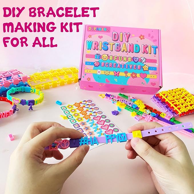 Art & Craft Kits for Kids, Birthday Gifts Friendship Bracelet Making Kit for Girls, DIY Jewelry Making Kit, Girls Present for Ages 5-12, Toys for Age 5, 6, 7, 8, 9, 10, 11, 12 Years Old