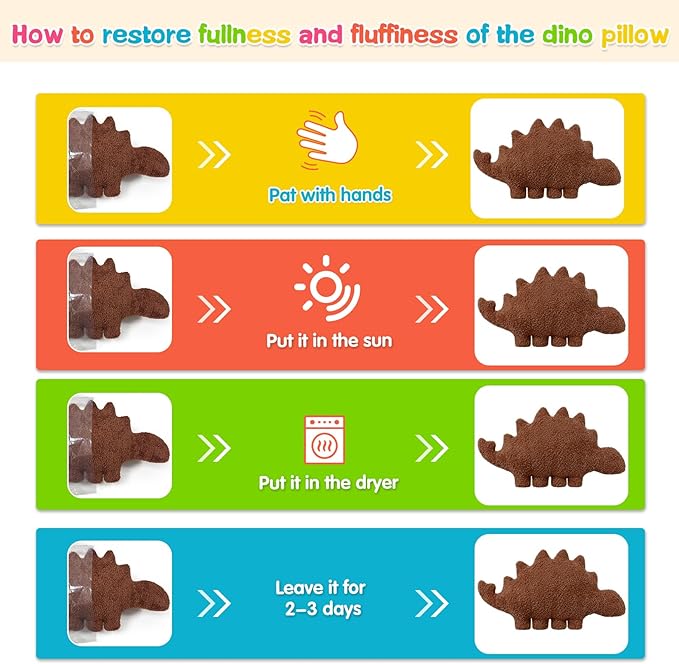 Andywoo Dino Chocolate Pillow Plush for Funny Birthday Gifts, Cute Funny Dinosaur Chocolate Stuffed Animals Toy for Boy and Girl, Dinosaur Gifts for Kids Teens and Adults (Kentrosaurus, Small)