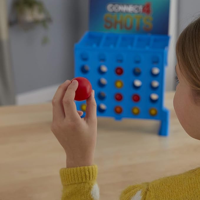 Hasbro Gaming Connect 4 Shots Board Game Activity for Kids Ages 8+, Active Games for Families, 2 Player Game, Kids Games and Gifts (Amazon Exclusive)