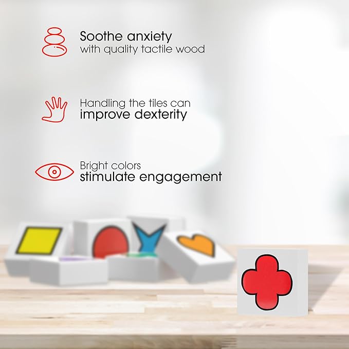 Keeping Busy Match The Shapes Brain Games for Seniors with Dementia Activities for Seniors | Alzheimers Activities for Dementia Patients Elderly Games for Older Adults Alzheimers Products for Elderly