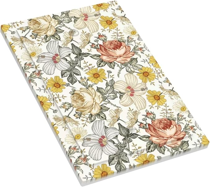 Multicolor Peony Daisy Vintage Floral Flower Light Switch Cover Plate 1 Gang No Device Blank Electrical Wall Plates Faceplate Decorative Switch Plate for Bedroom Living Room Decor
