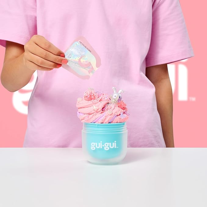 GUI GUI Slime Kit - Scented 2-Pack Bundle, Butter & Cloud, 5 Step DIY Process to Customize Your Ultimate Glow-Up, Resealable and Reusable Container, ASMR Experience, Slime Making Kit