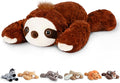 Niuniu Daddy 20" | 3.3 Pound Weighted Sloth Stuffed Animals, Big Fluffy Sloth Weighted Lap Animals Plush, Cute Weighted Stuffed Toy as Present for Adults & Kids & Baby for Christmas Birthday Holidays