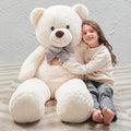 MaoGoLan Giant Teddy Bear Big 4 Feet Stuffed Animal Stuffed Bear Baby Shower 47 inches Life Size Large Teddy for Girlfriend Boyfriend Wife Children