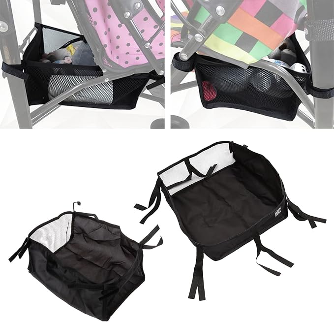 Basket Bag With Multiple Pockets, Suitable For A Variety Of Strollers, Ample Storage Space, Accessories Storage Basket, Can Hold Mobile Phones, Keys, Toys