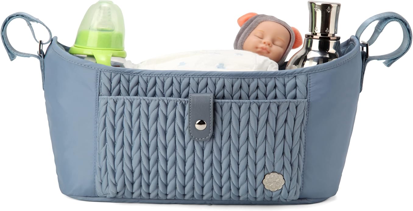 Universal Baby Stroller Organizer,Diaper Caddy Organizer with Adjustable Straps to Fits Nearly Any Strollers | Universal, Adjustable Straps