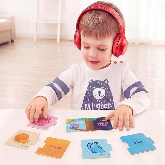Toi 6 Packs Large Piece Toddler Jigsaw Puzzles for Kids Aged 1.5+, Animal Puzzle Floor Puzzles for Beginner, Preschool Learning Game for Boys Girls, Cognition Matching