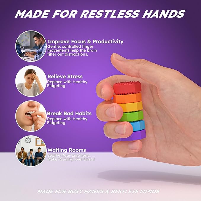 Magnetic Chess Game with Stones,Magnet Game with String - 18 Silicone-Covered Magnets Fidget Toy Textured Sensory Rock Toys Strategy Game for Stress Relief,ADHD, Travel Family Toys for Kids & Adults