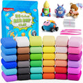 ifergoo Air Dry Clay, 36 Colors Magic Foam DIY Molding Clay for Slime add ins & Slime Supplies, Easy to use, Great Gift for Kids (Packaging May Vary)
