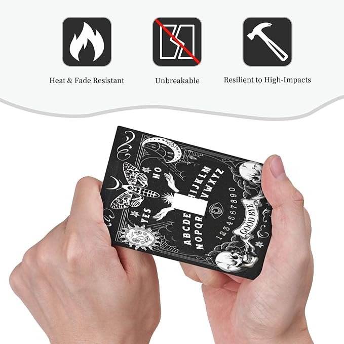 Black Witchy Skeleton Skull Gothic Sun Moon Decorative Light Switch Cover 1 Gang Single Toggle Device Electrical Faceplate Switchplates Decorator Outlet Wall Plate for Bedroom Living Room Decor