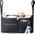 Stroller Organizer, New Fabric Design, Holds 2 Cup Holders for Baby Products, Multiple Pockets for Storing Diapers and Toys, Suitable for All Off-Road Models