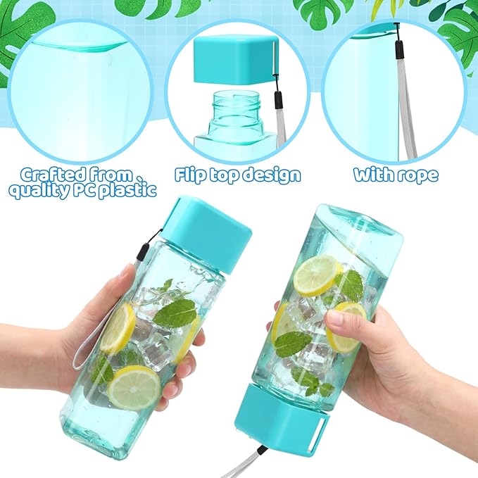 Yungyan 24 Sets End of Year Gifts for Students 17 oz Water Bottles Bulk Portable Sports Water Bottle Summer Graduation Student Gift from Teachers for Kids School Classroom Prize Goodie Bag(Screw Cap)