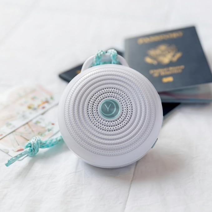Yogasleep Rohm Portable White Noise Sound Machine, 3 Soothing Natural Sounds with Volume Control, Sleep Therapy For Adults, Kids & Baby, Noise Cancelling for Office Privacy & Meditation, Registry Gift