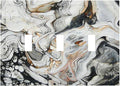 Black Gold Marble Texture Modern Abstract Print Decorative Switch Plates 3 Gang Wall Plate Triple Toggle Light Switch Cover Faceplate Electrical Wall Panels for Bathroom Kitchen Decor