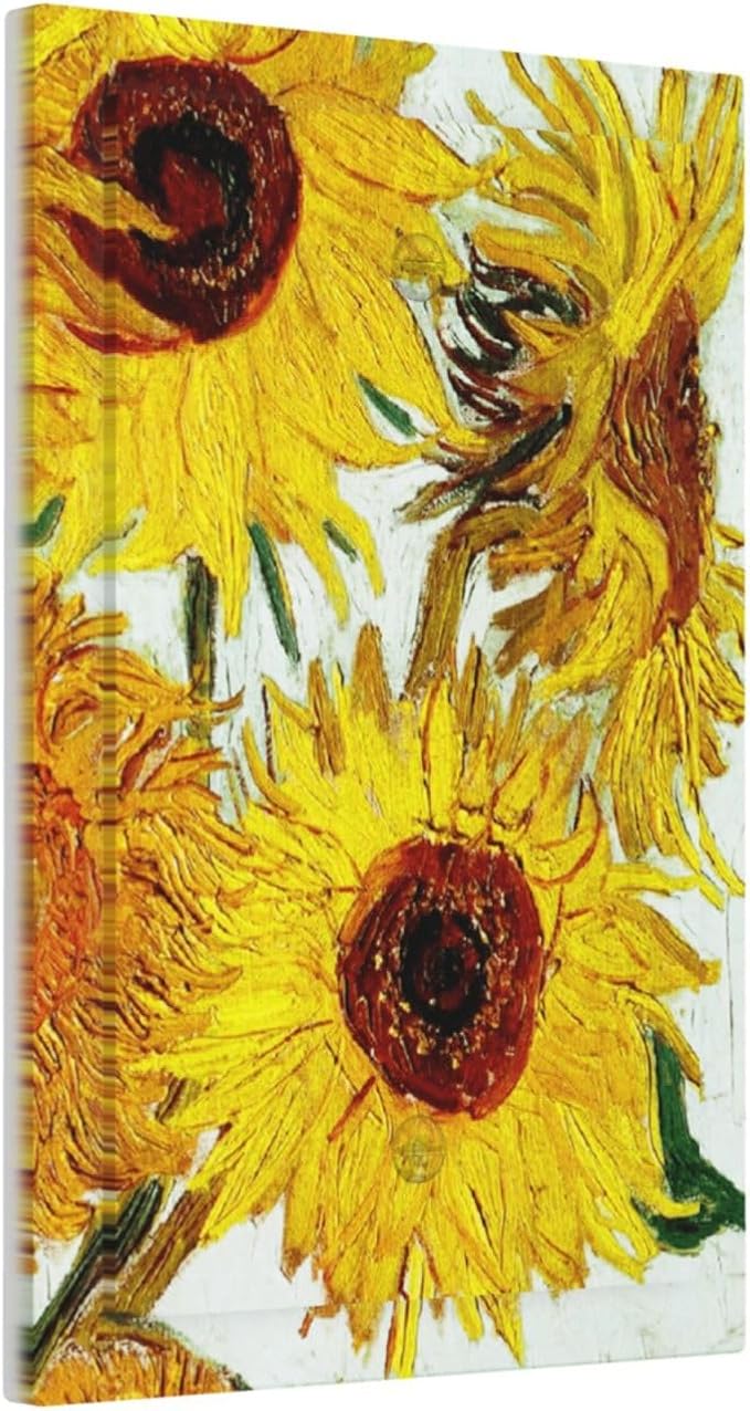 Rustic Sunflower Oil Painting Vintage Flowers Light Switch Cover Plate 1 Gang No Device Blank Electrical Wall Plates Faceplate Decorative Switch Plate for Bed Room Living Room Decor