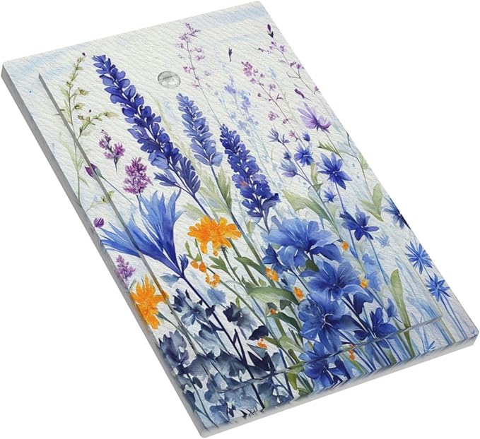 Light Switch Cover Lavender Watercolor Wildflowers Colorful floral Decorative Switch Plates 1 Gang Blank No Device Outlet Covers Electrical Wall Plates for Bathroom Bedroom Decor