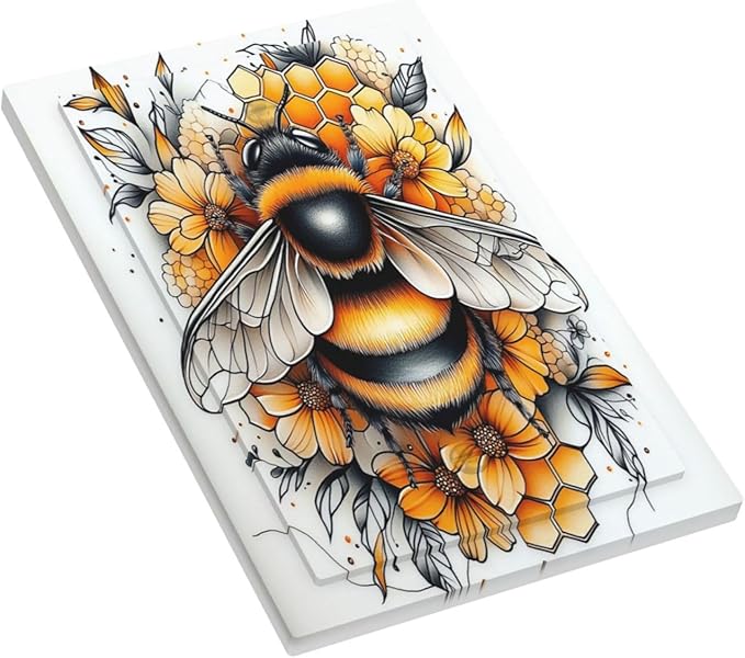 Light Switch Cover Plate Bee Honeycomb Flowers Plant Leaves 1 Gang No Device Blank Electrical Wall Plates Faceplate Decorative Switch Plate For Nursery Kids Room Decor